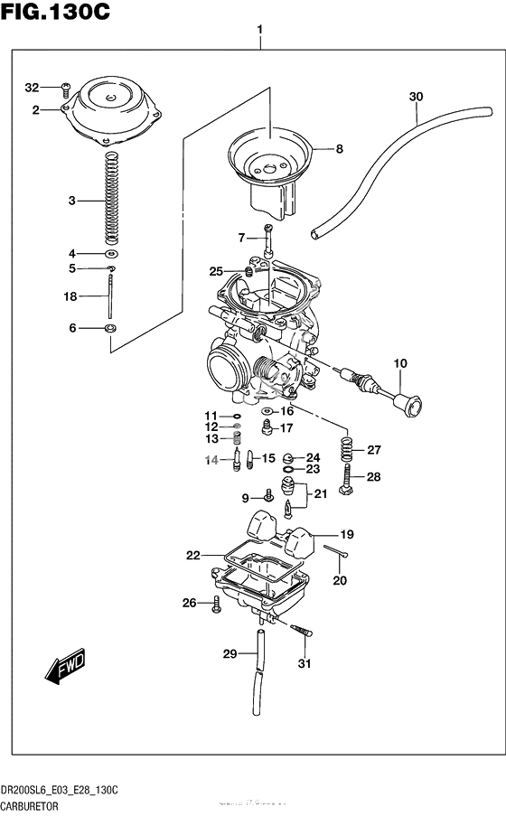 Carburetor (Dr200Sl6 E33)