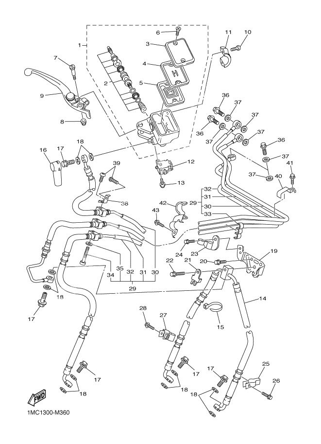 FRONT MASTER CYLINDER