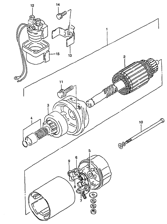 Starting motor