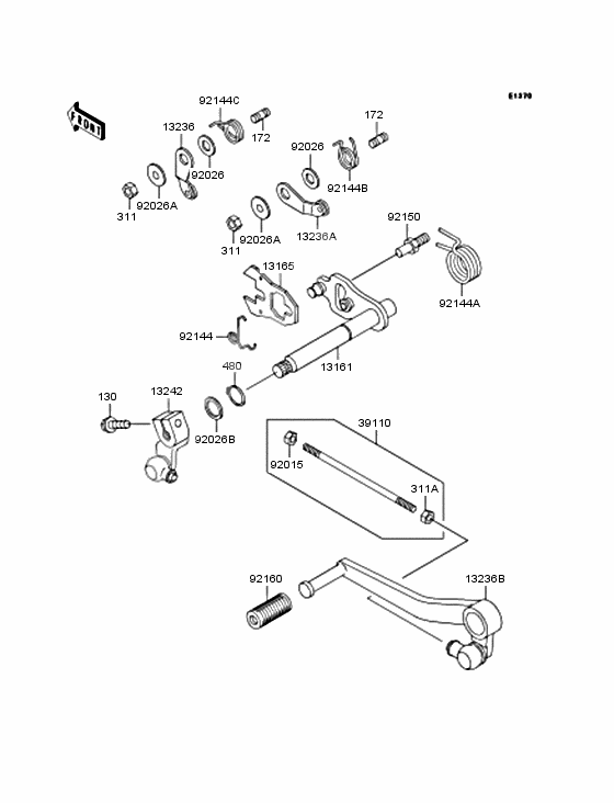 Gear change mechanism