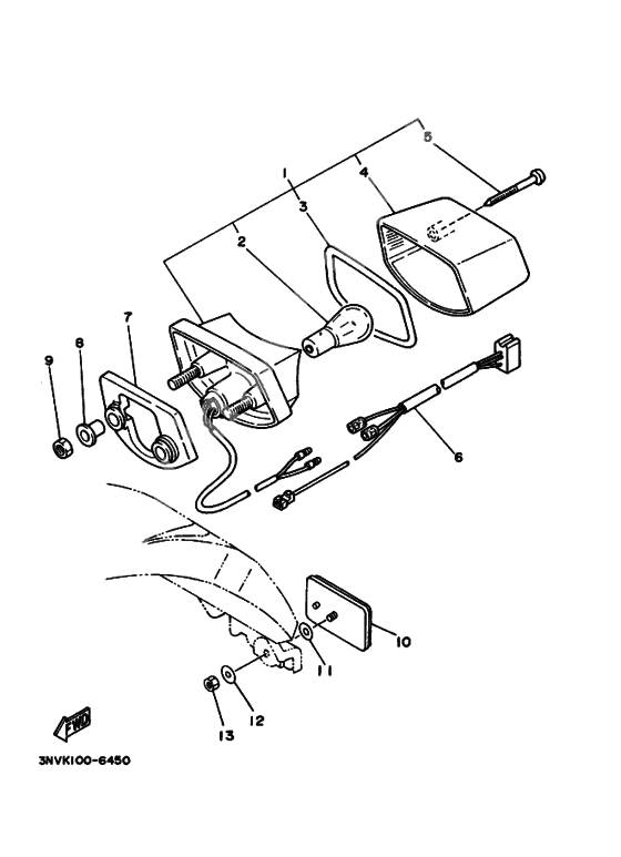Taillight unit ass`y