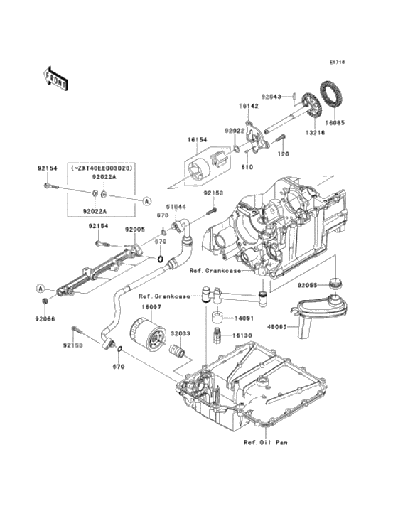 Oil pump/oil filter