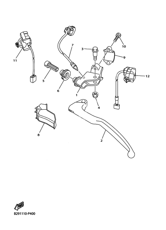 Пульт управления рулевой & Рычаг