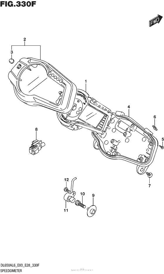 Speedometer (Dl650Xal6 E03)