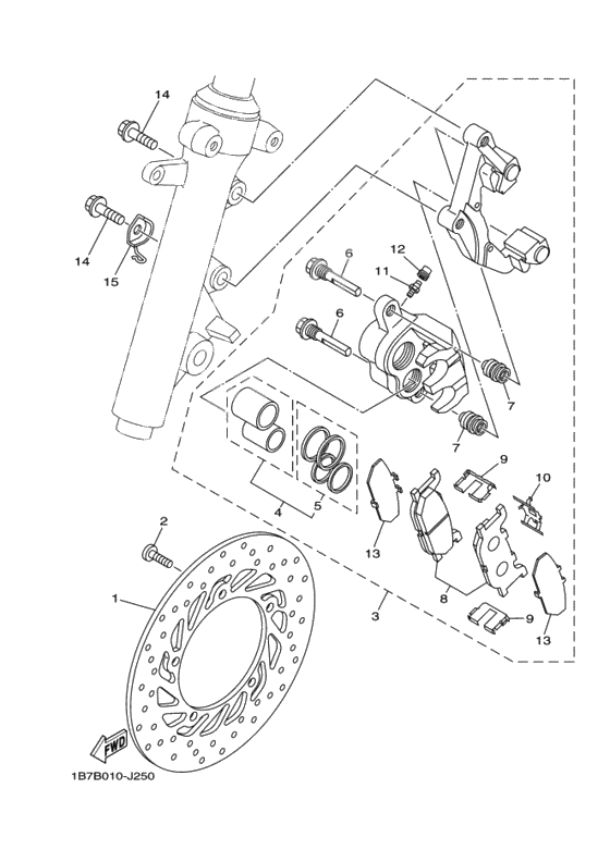 Front Brake Calliper