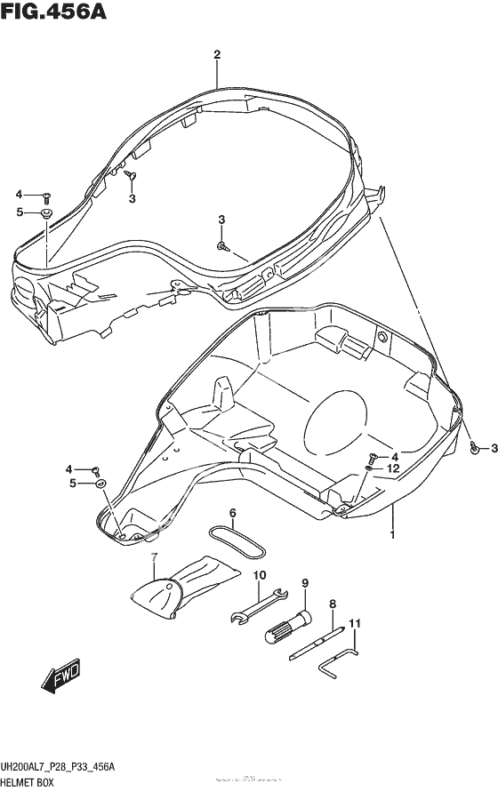 Багажник для шлема