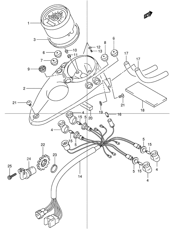 Speedometer              

                  Model y/k1/k2