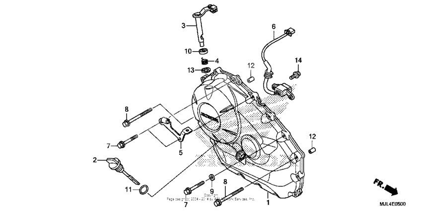Right crankcase cover (1)