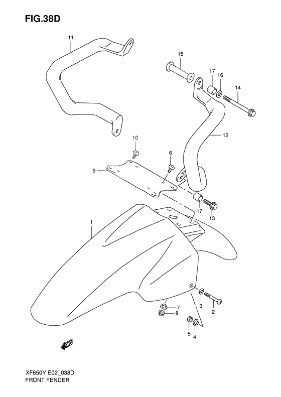 Front fender              

                  Model k1