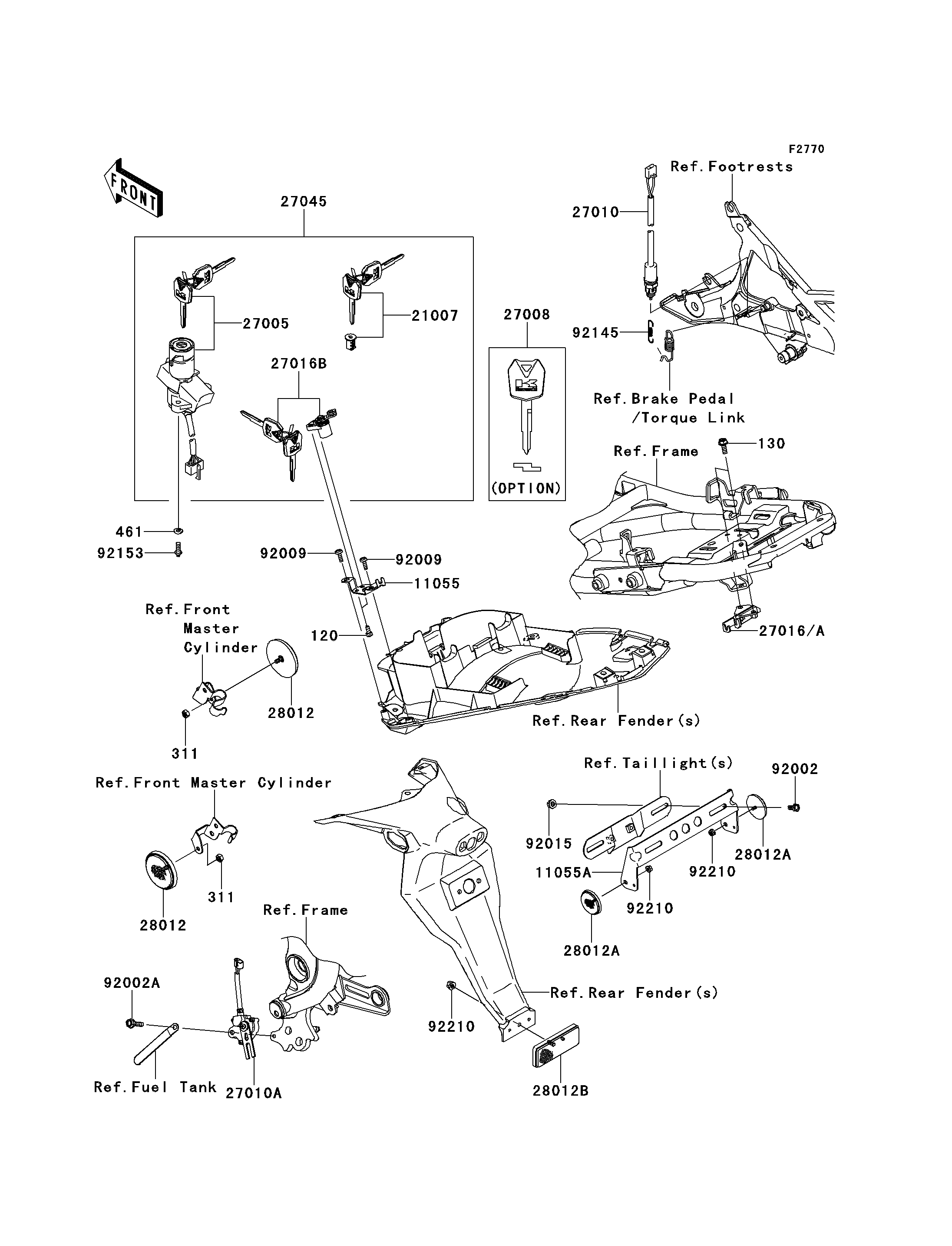 Ignition Switch/Locks/Reflectors