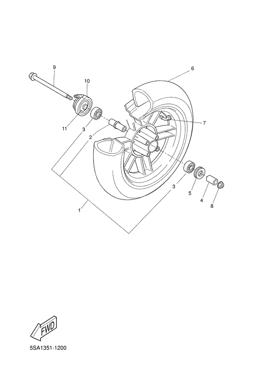 Front wheel