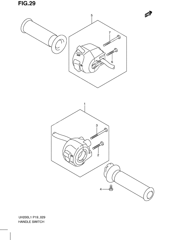 Handle switch