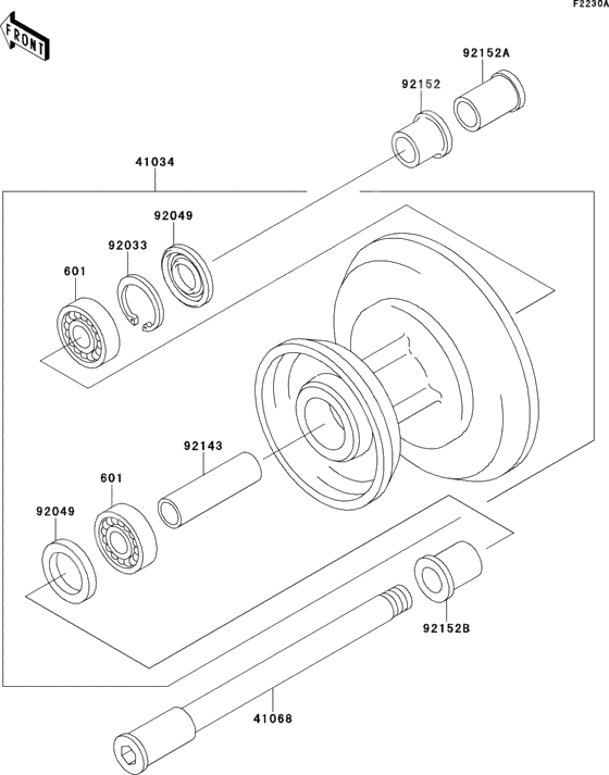 Front wheel(ej650-a3/a4)
