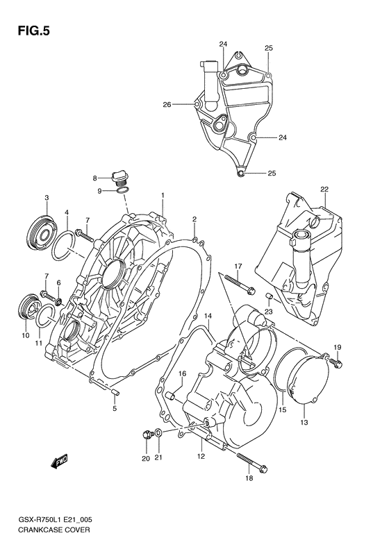 Crankcase cover