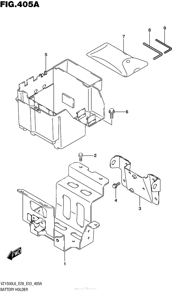 Крепление аккумулятора