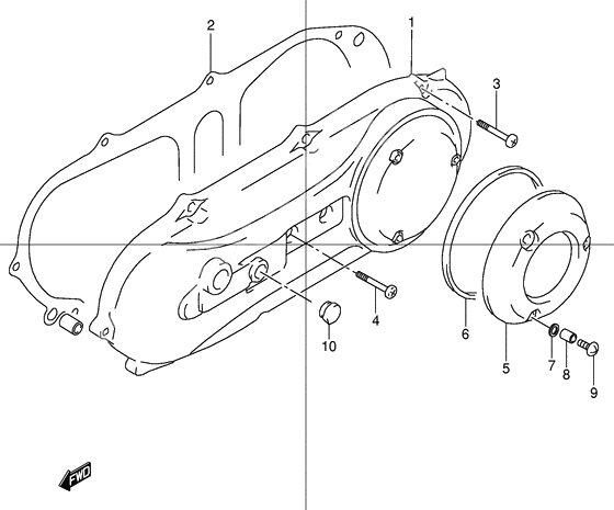 Crankcase lh cover