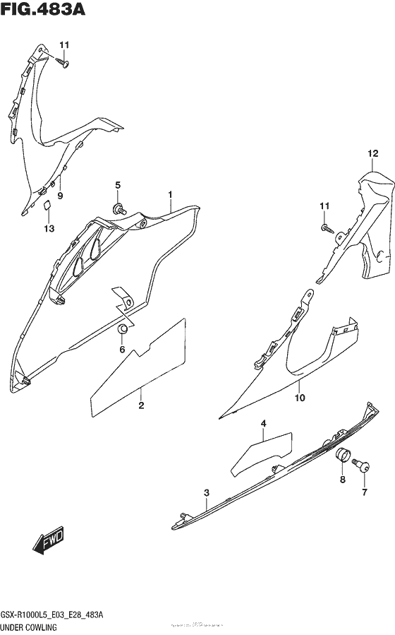 Нижний обтекатель
