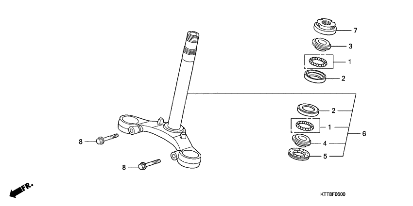 Steering stem