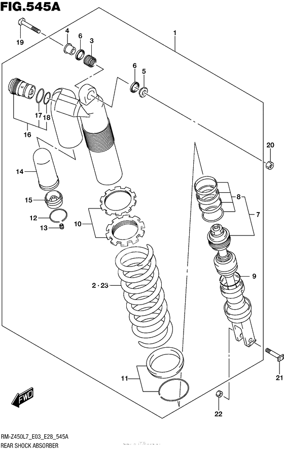 Задний амортизатор