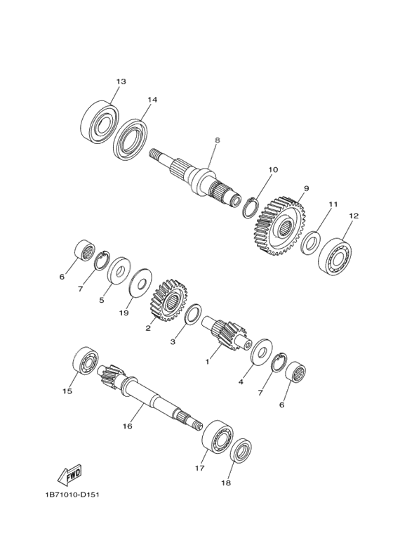 Transmission & transaxle assembly