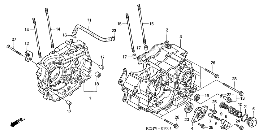 Crankcase              

                  2