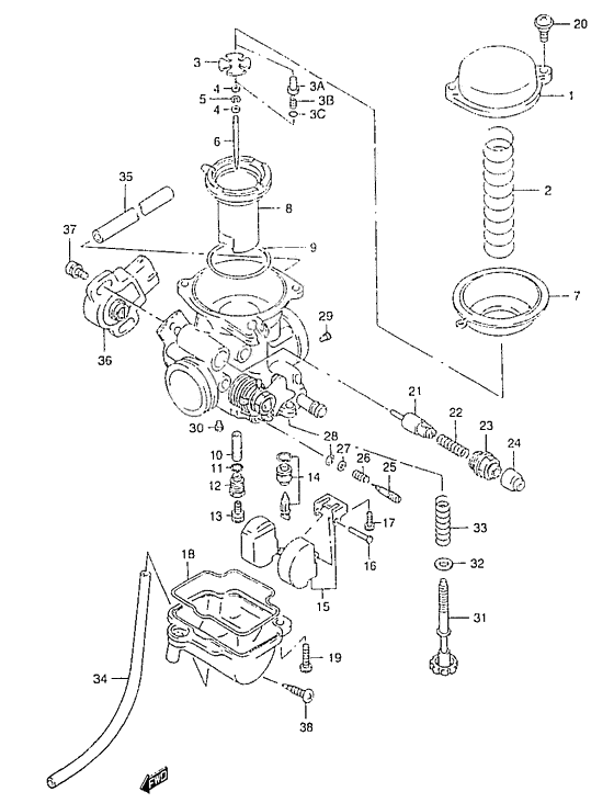 Carburetor assy              

                  Model w/x