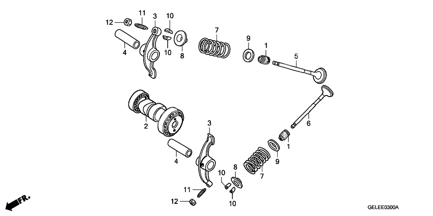 Camshaft/valve