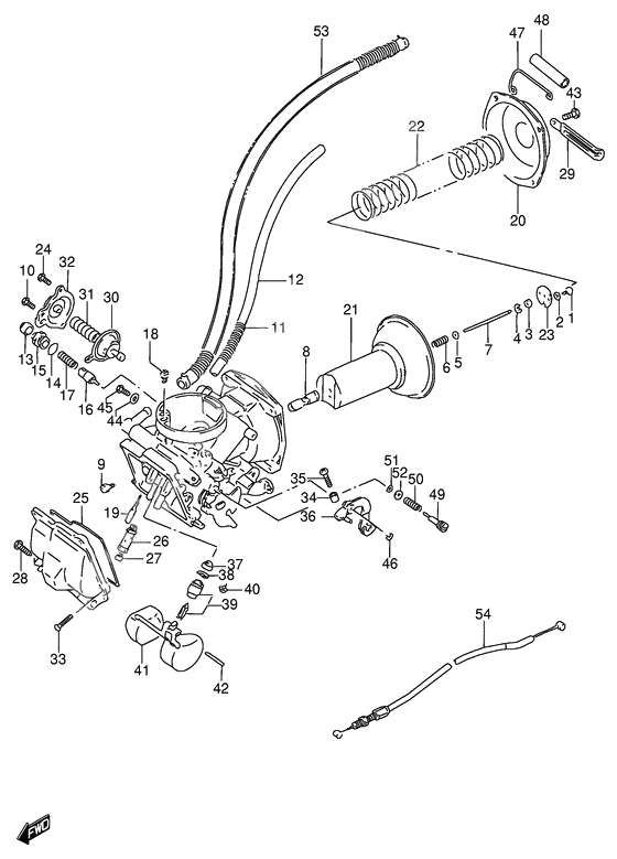 Carburetor assy              

                  Front