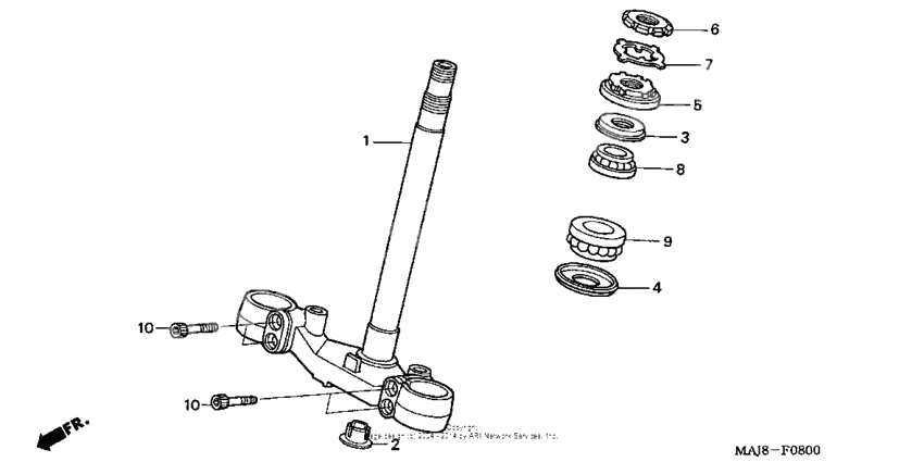 Steering stem