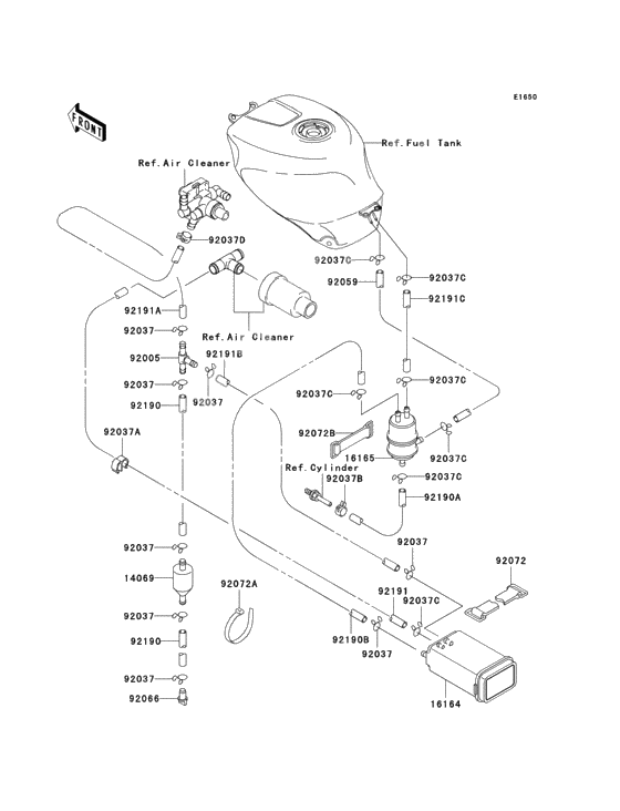 Fuel evaporative system(ca)