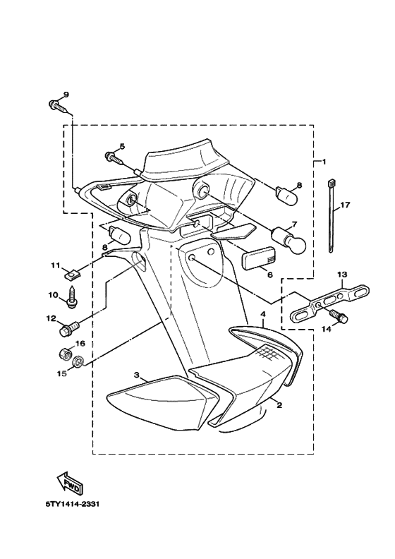 Taillight unit ass`y