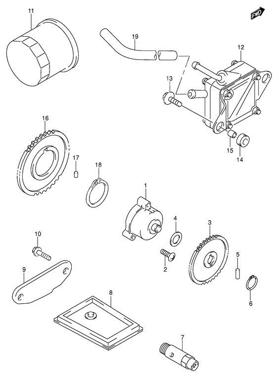 Oil pump / fuel pump