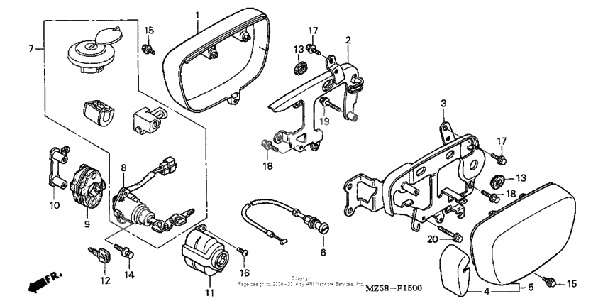 Carburetor side cover