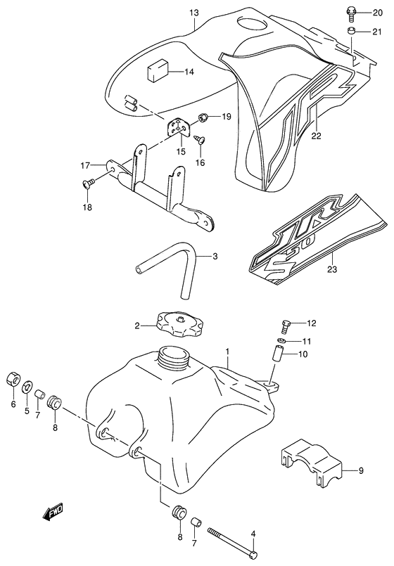Tank fuel              

                  Model y/k1