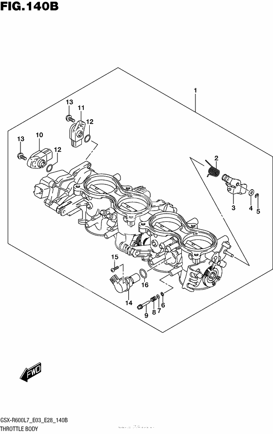 Throttle Body (Gsx-R600L7 E28)