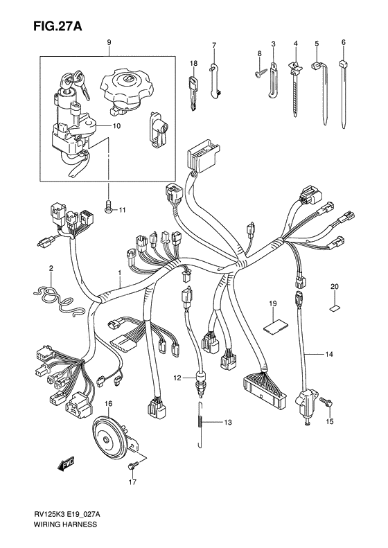 Wiring harness              

                  Model k7