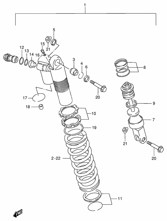 Shock absorber              

                  Model v