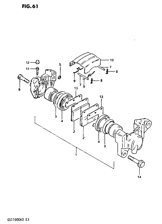 Rear caliper