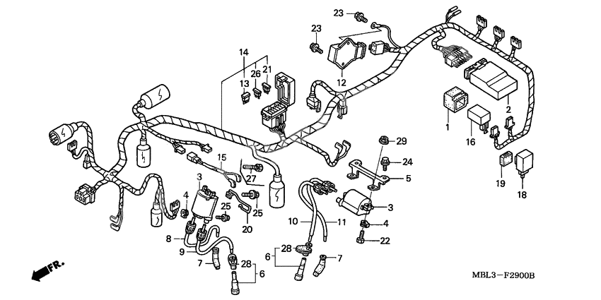 Wire harness/ ignition coil