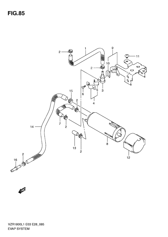 Evap system              

                  Vzr1800zl1 e33