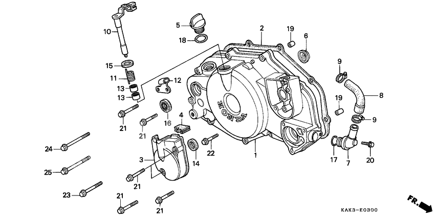 Right crankcase cover