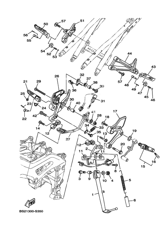 Подножки & Подставка