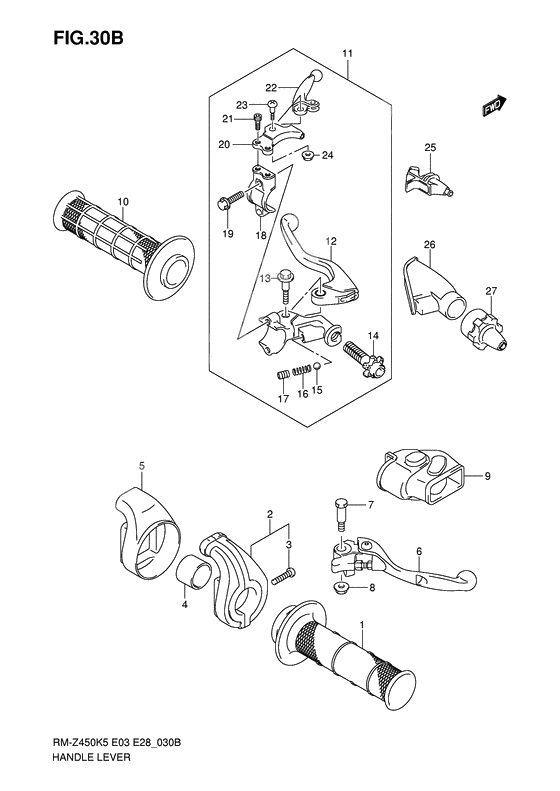 Handle lever              

                  Model k7