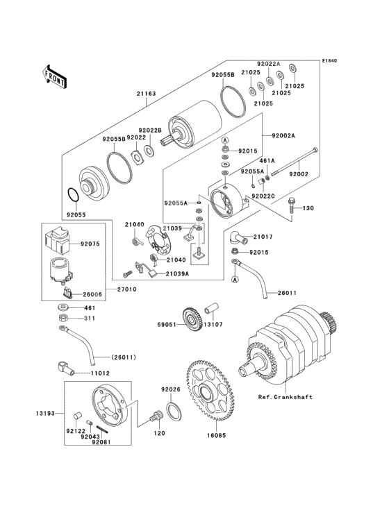 Starter motor