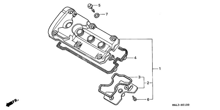 Cylinder head cover