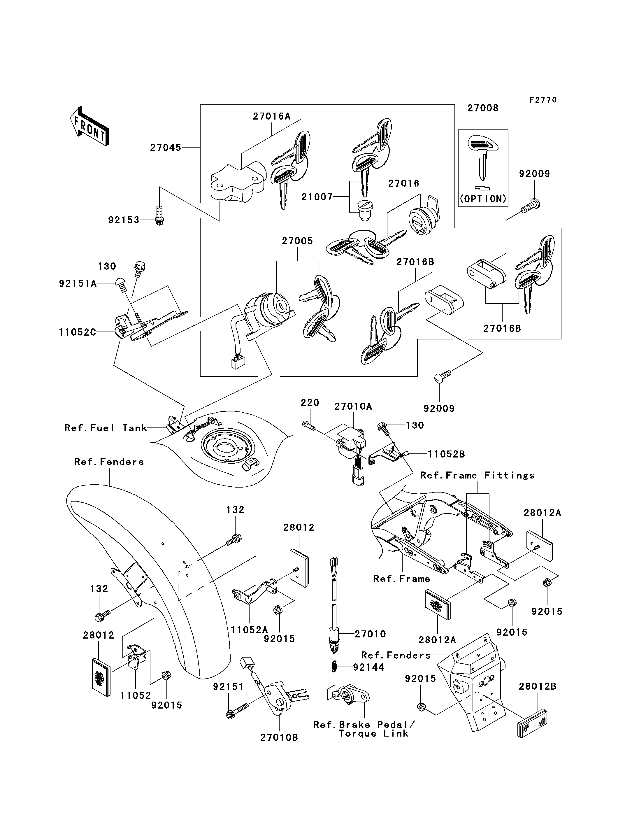 Ignition Switch/Locks/Reflectors