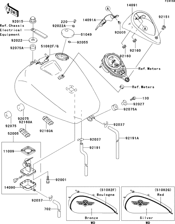 Fuel tank(1/2)(vn1500-n3h)