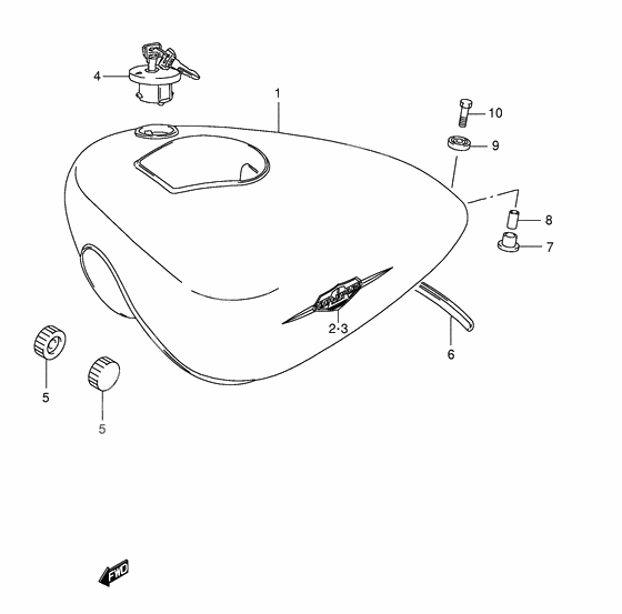 Tank fuel              

                  Model k5/k6/k7/k8