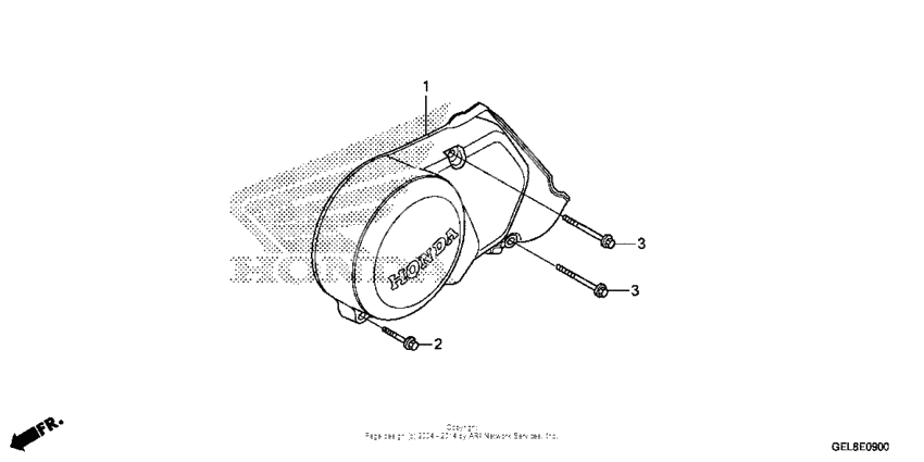 Left crankcase cover