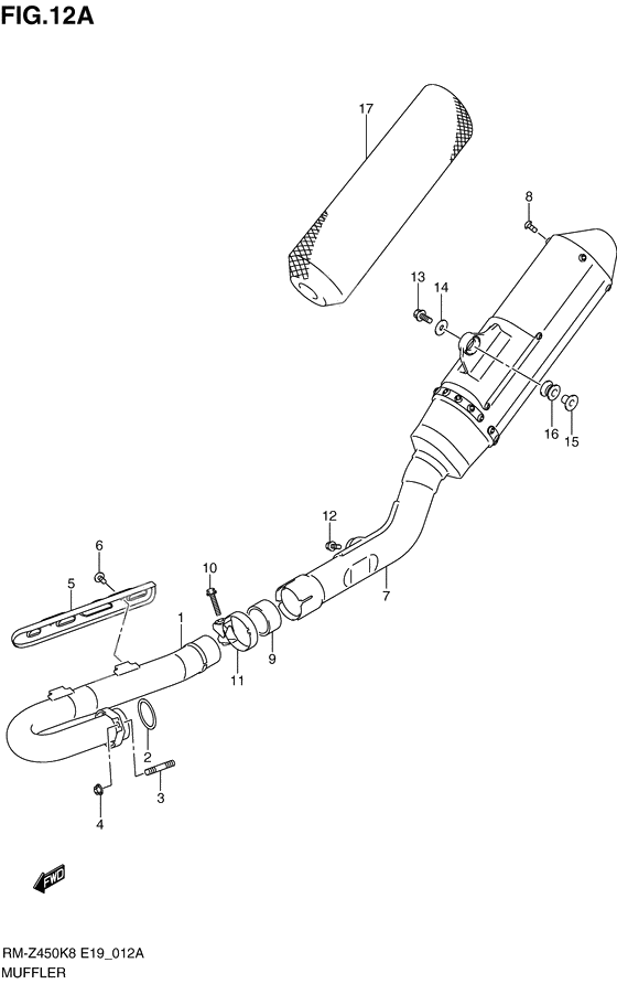 Muffler comp              

                  Rm-z450l0